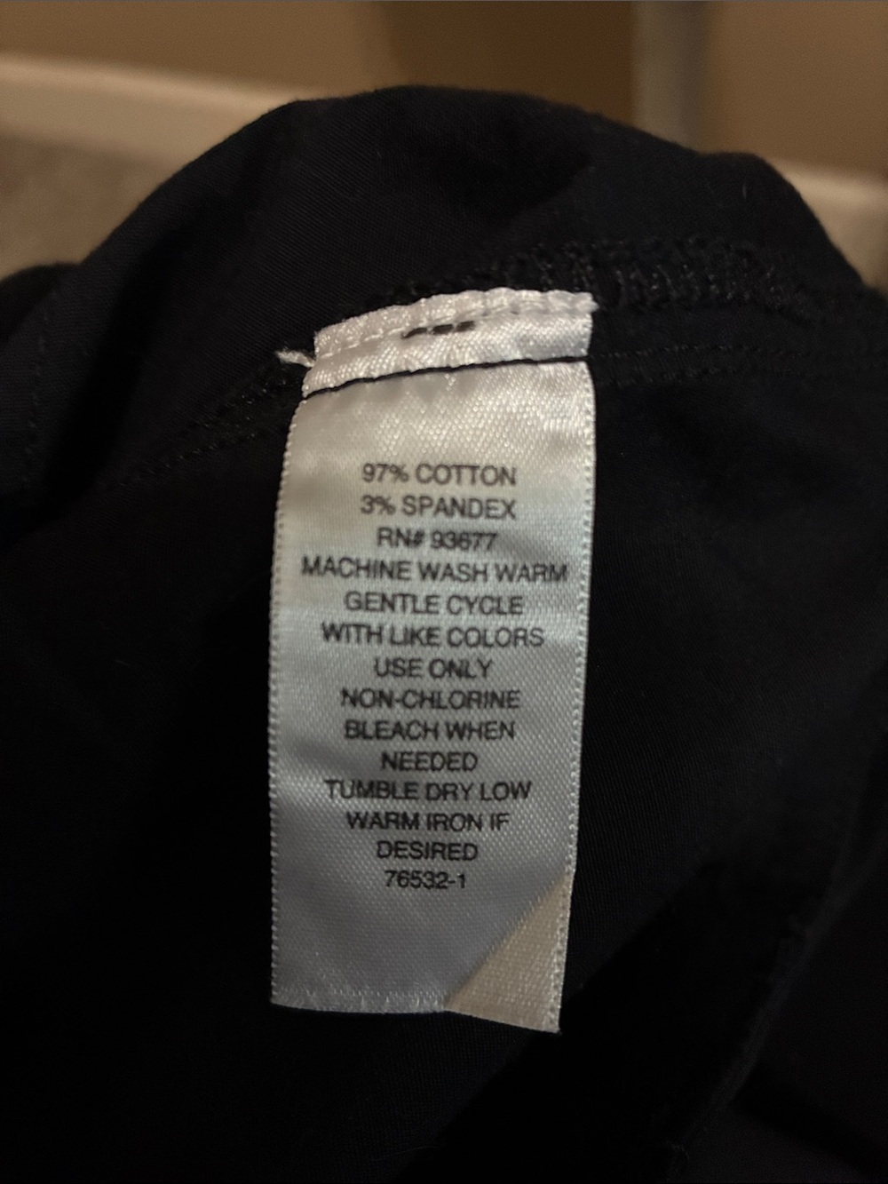 Liz Claiborne Black Cargo Pants Valerie Size 12 - Picture 7 of 7